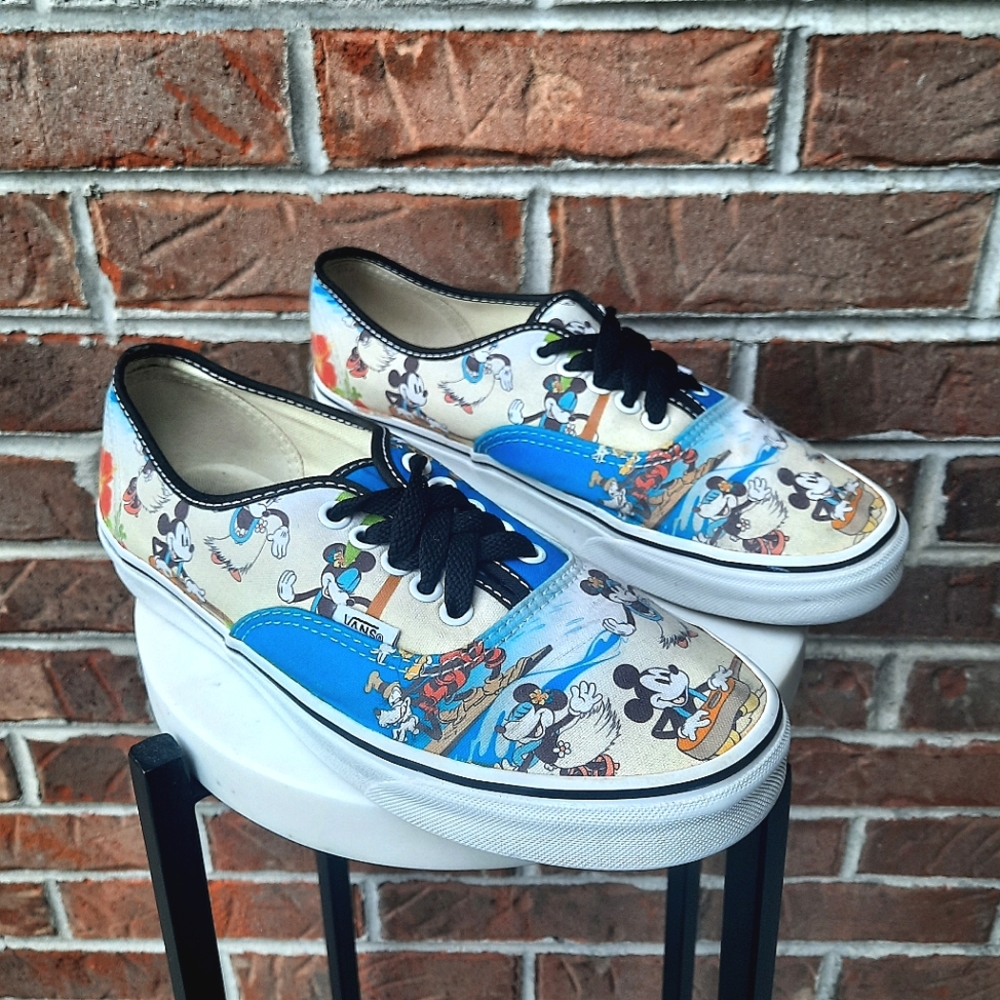 RARE Disney Luau Mickey Vans